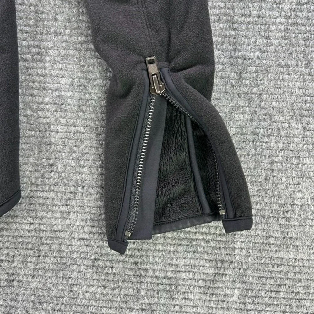 Lululemon Presence Of Mind Black Fleece Wrap Jacket Zip Sleeve Women No Size Tag